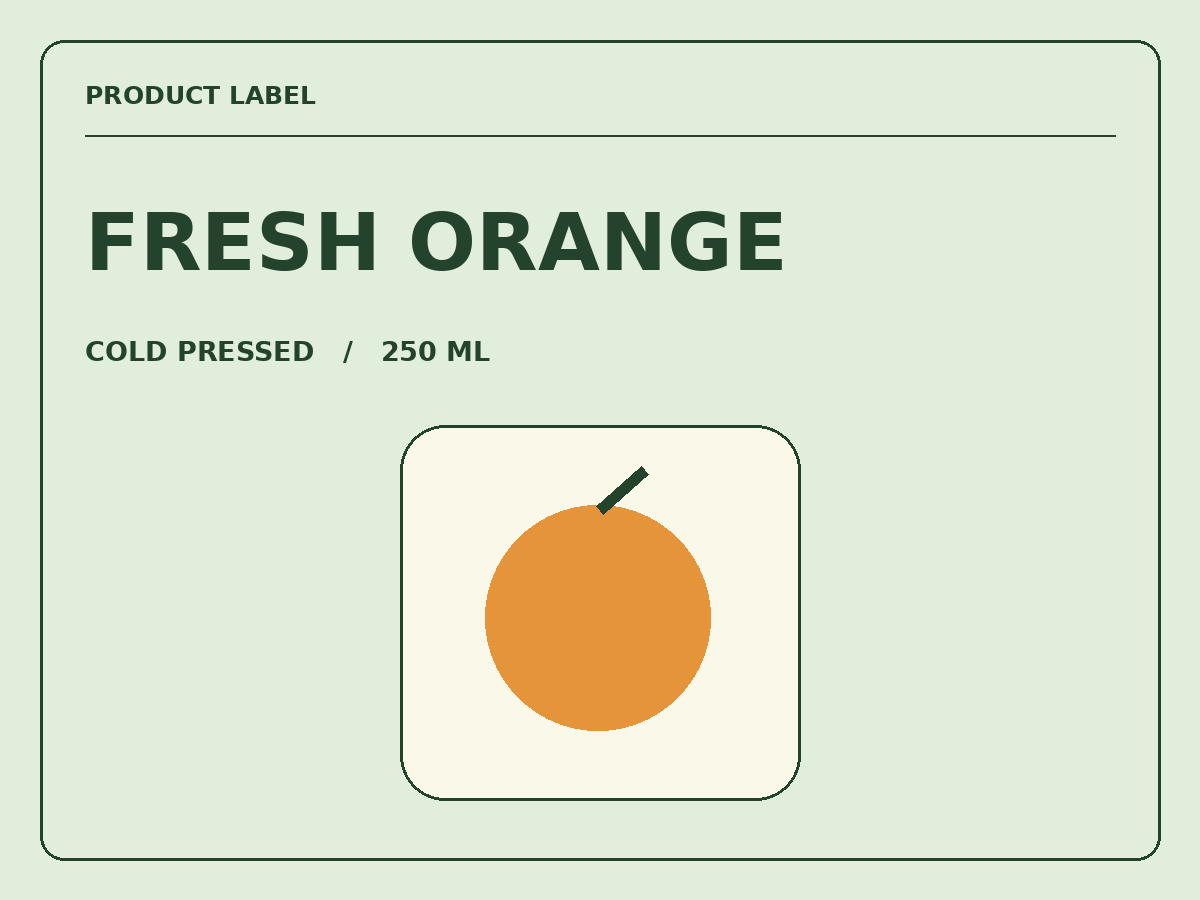 Product label